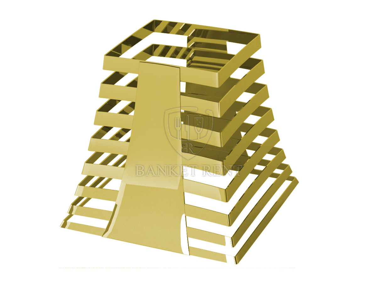 Подставка фуршетная "Пирамида Gold" Zeiher M 8 уровней